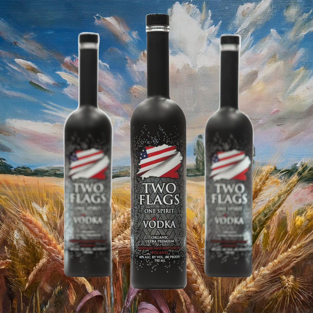 Wódka Two Flags™ One Spirit (3 butelki) W CENIE WYSYŁKA